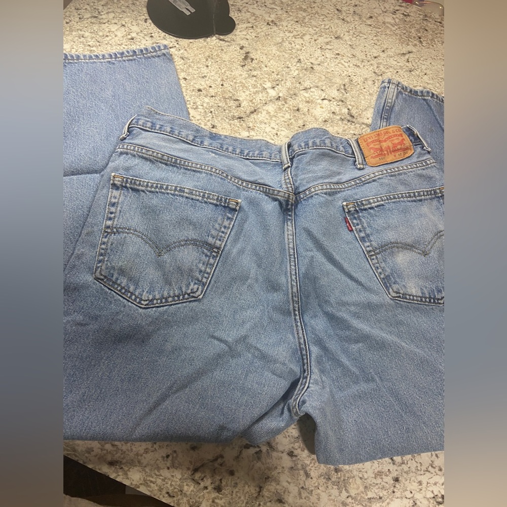 Levi’s 550 42X30 Wide Leg Jeans - Picture 1 of 7